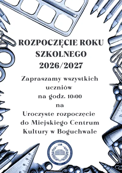 Rozpoczęcie roku szkolnego 2026/2027