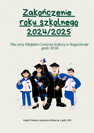 zdjęcie do artykułu Zakończenie roku szkolnego 2024/2025